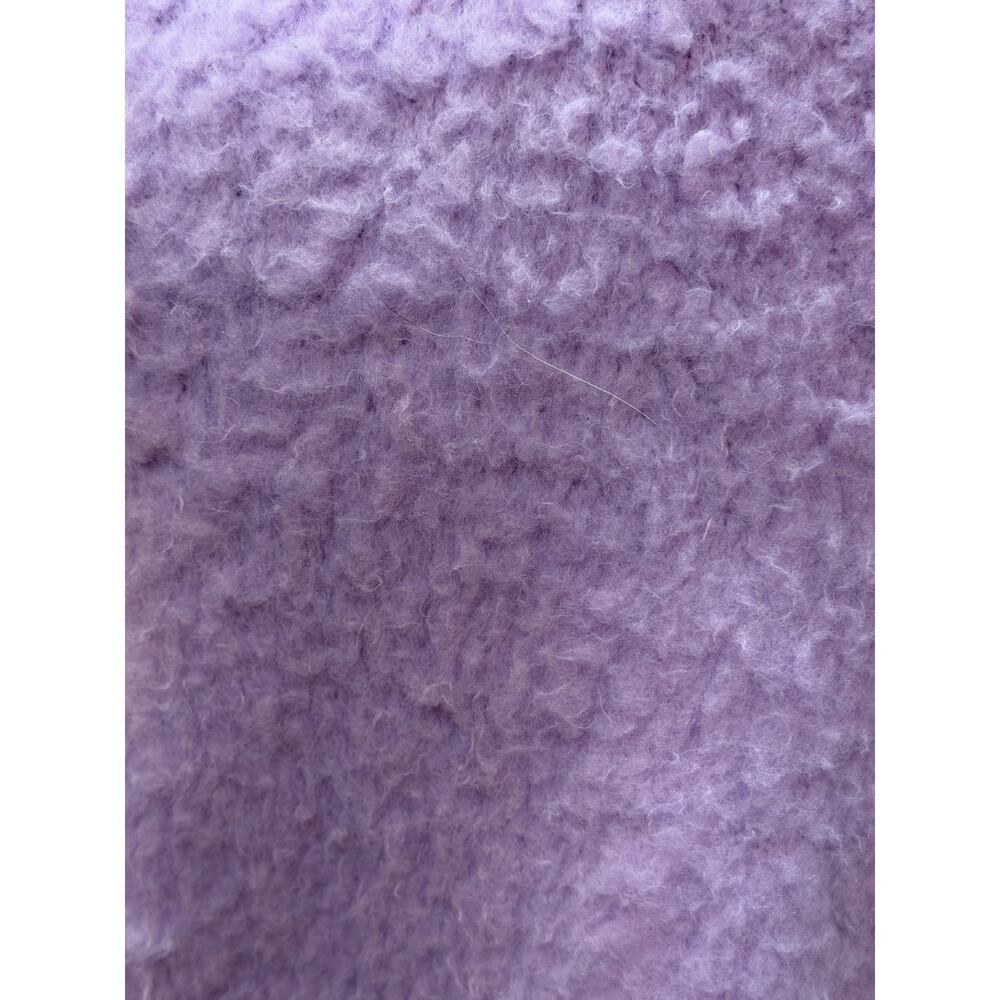 By Anthropologie Sweater Purple Boucle Fuzzy V Neck Women’s Size M - Picture 6 of 9